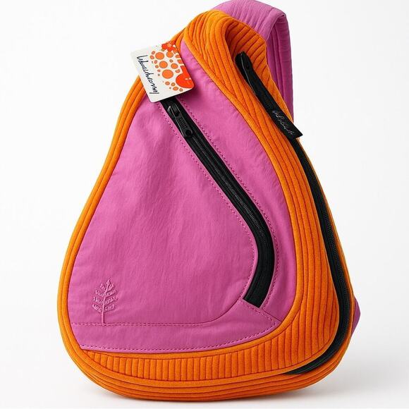 NWT Free People Cold Shoulder Sling Bag in Citrus - Picture 5 of 7